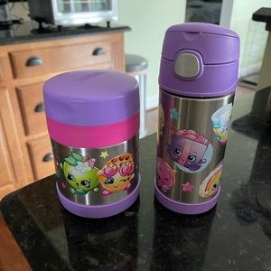 Shopkins Thermos Funtainer Stainless Steel Set